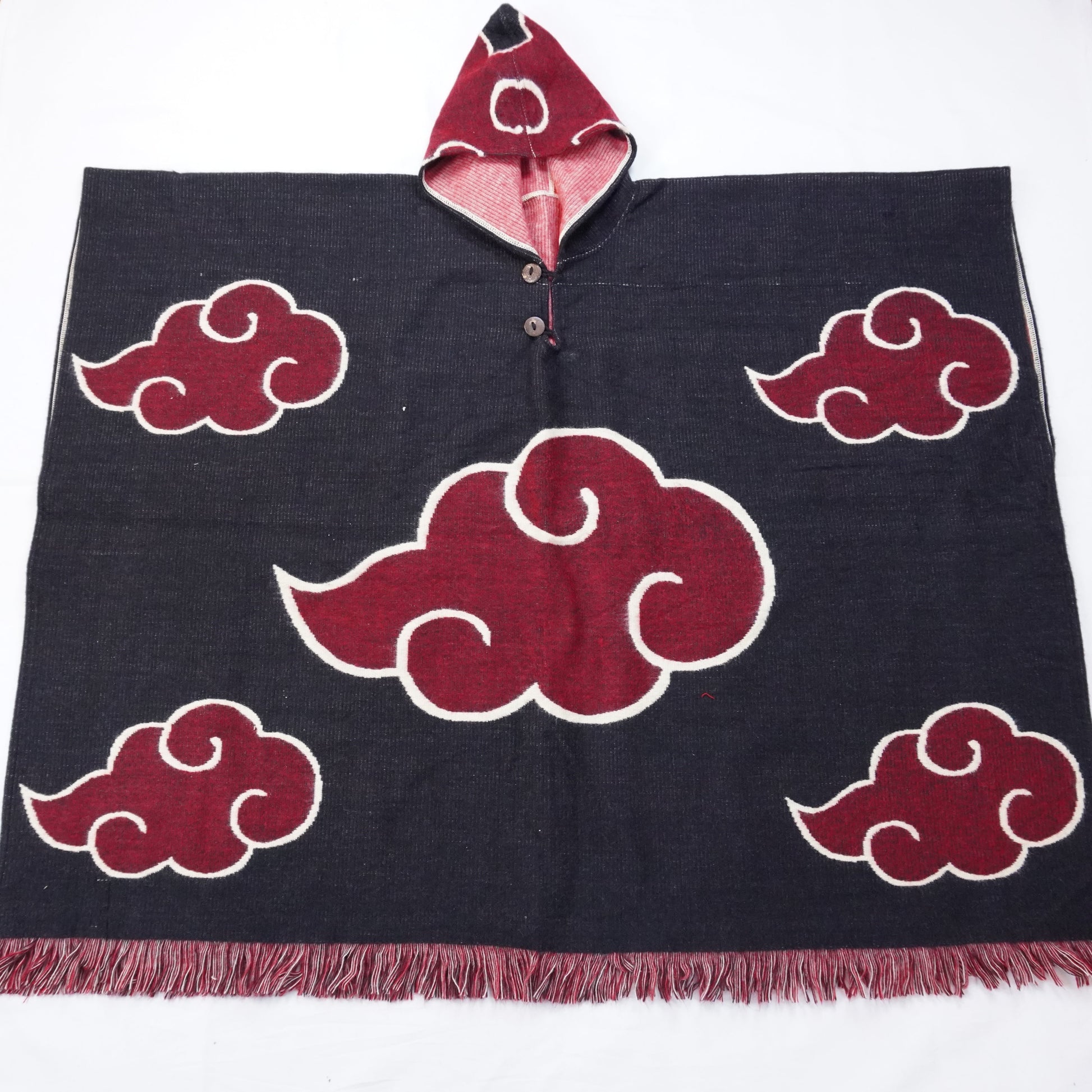 Felpa Poncho Naruto Aymax Bambino - Nero Taglia Unica 7-14 Anni Con Felpa Poncho Naruto Aymax Bambino - Nero Taglia Unica 7-14 Anni Con
